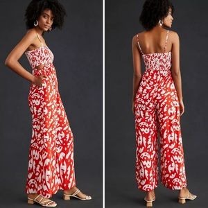 Anthropology Printed Jumpsuit